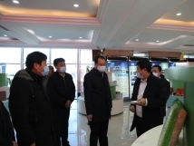 12月13日，市委書記王賀民蒞臨亞歐公司指導(dǎo)